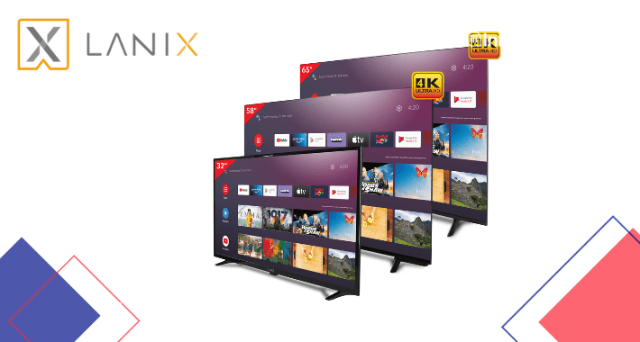 Lanix anuncia tres modelos de televisores inteligentes