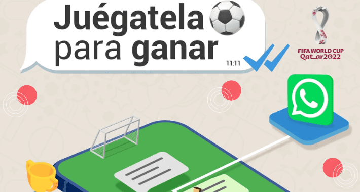 Eres fan del fútbol y el Mundial, compite vs chatbot
