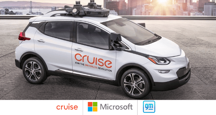 GM, Cruise y Microsoft acelerarán venta de vehículos autoconducidos