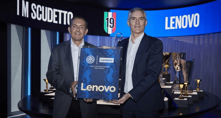 Lenovo marca gol y digitaliza al Inter de Milán