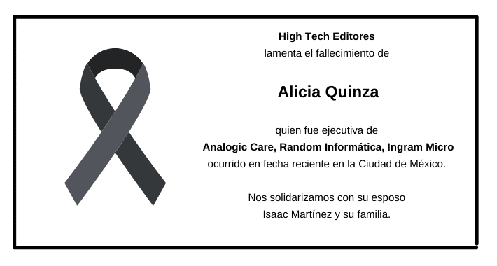 High Tech Editores extiende sus condolencias