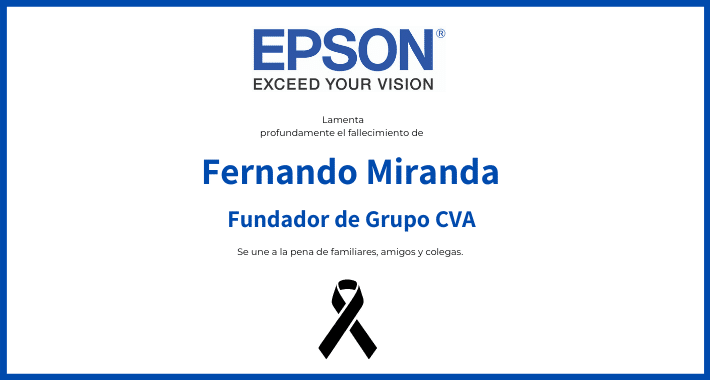 Epson rinde homenaje a Fernando Miranda