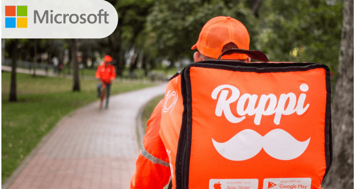 Rappi desarrolla a sus repartidores con tecnología de Microsoft