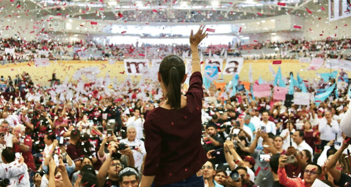 Sí, "es Claudia", la candidata de Morena