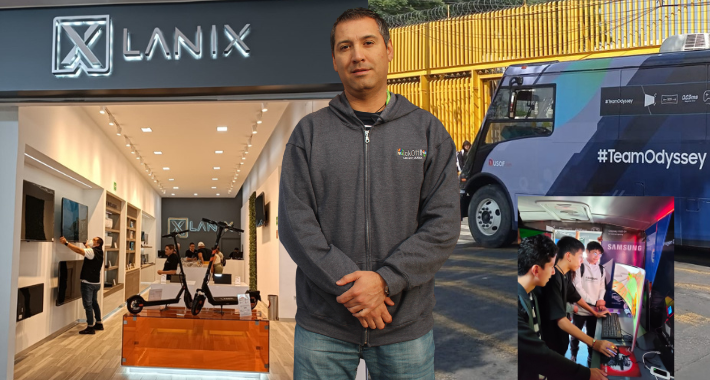 Dusof apoya a Lanix con Tiendas y a Samsung con Bus