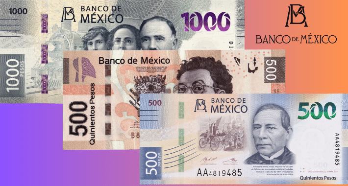 Banxico: aumenta falsificación de billetes de alto valor