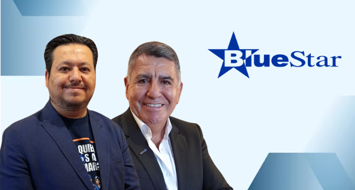 Yamir Andrade y Luis Fernando Proaño, director y vicepresidente BlueStar México y para Latinoamérica, respectivamente.