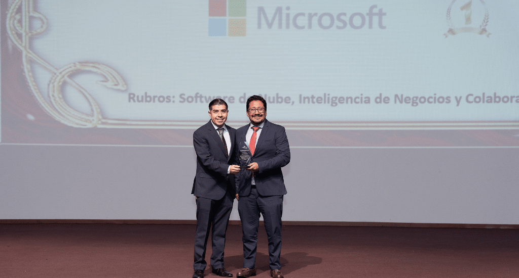 Fernando Mendoza y Leopoldo Pérez, Microsoft.