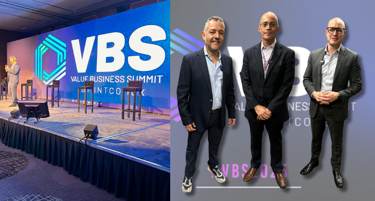 Bruno Durán, director regional de Marketing en Intcomex;Aníbal Lozada, director regional de la unidad Top Commercial y Kurt Yañez, líder de desarrollo de negocios en IA para Dell Technologies México, Centroamérica y el Caribe.