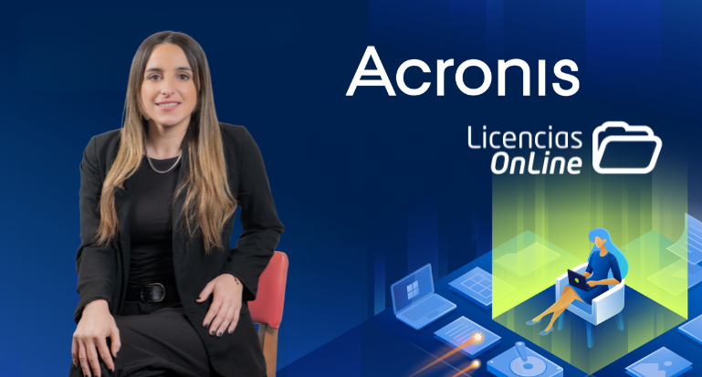 Mariela Giussani, BDM de Acronis en Licencias OnLine