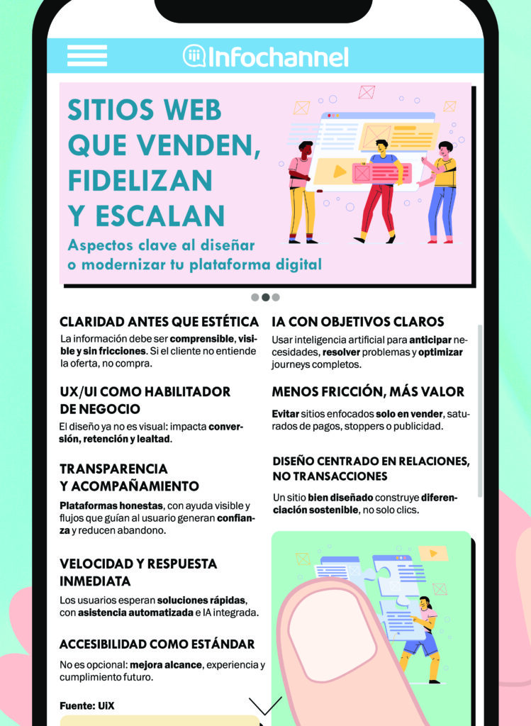 Claves de UX, IA y accesibilidad.