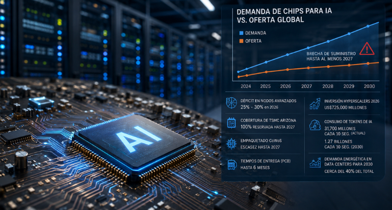 Escasez de chips para IA