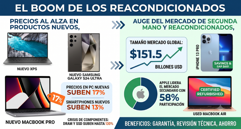 El Boom de los reacondicionados