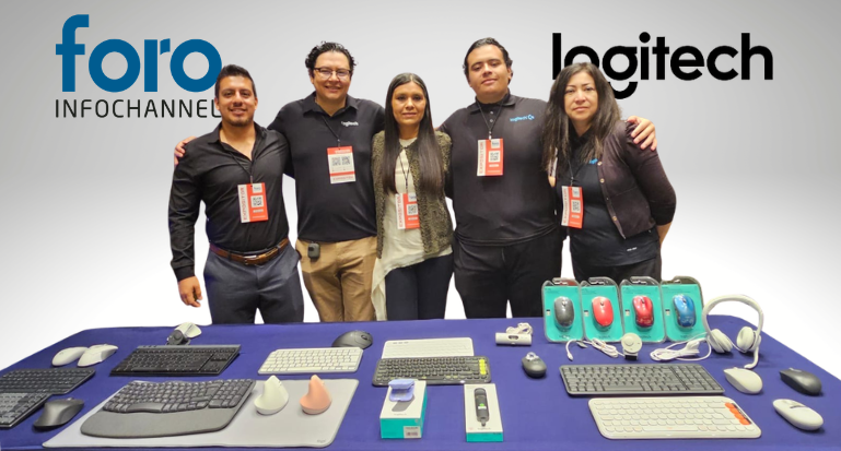 El equipo de Logitech y la gama completa de soluciones de la marca para distintos perfiles de clientes.