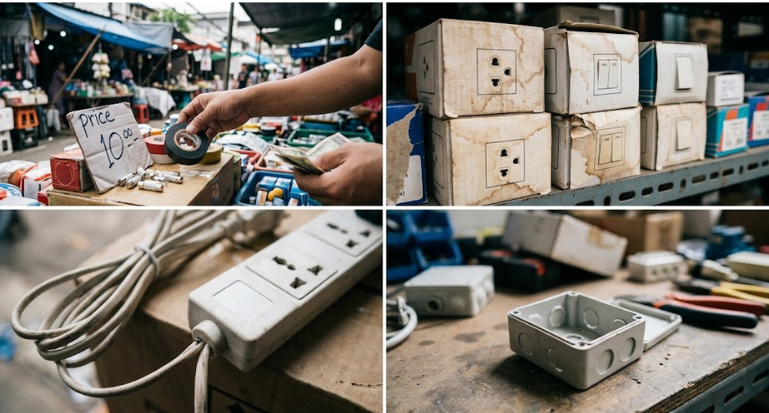 Productos eléctricos no certificados