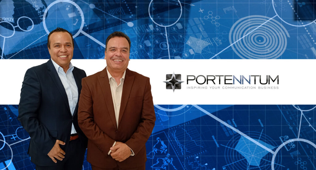 Pedro Gerón, director comercial de Portenntum y César Favela, director administrativo de Portenntum.